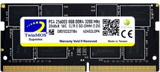TwinMOS MDD48GB3200N 8 GB 3200 MHz DDR4 Ram kullananlar yorumlar